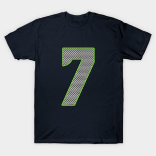 Seattle Seahawks Geno Smith 7 by CH3Media T-Shirt